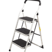 FORGE METAL 100kg WHITE 3 STEP LADDER