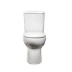 IQWA TOP FLUSH WHITE CLOSE COUPLE SET