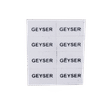 GEYSER BOARD LABEL