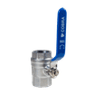 COBRA NICKEL PLATED STEEL HANDLE  FxF 25mm BALL VALVE