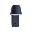 BRIGHTSTAR ALUMINIUM, IRON & ACRYLIC  BLACK WALL BRACKET WITH MOVABLE HEAD