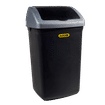 ADDIS BLACK 46Lt FLIP TOP BIN 