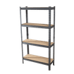 WILDBERRY MDF GREY 4 TIER METAL STAND