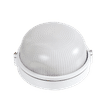 RADIANT ES WHITE 60w ROUND BULKHEAD FITTING