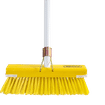 ADDIS FLAGGED SYNTHETIC BROOM WITH METAL HANDLE 