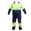 THROTTLE POLYCOTTON HI -VISIBILITY LIME SIZE 48 WORKSUIT