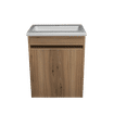 LECICO CONTRARRE ACRYLIC SAHARA 500mmx 620mm x 360mm WALL HUNG VANITY BASIN