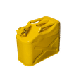 YELLOW 10Lt METAL JERRY CAN