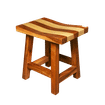 460x340x457mm TEAK AND MUKWA SAVANNAH BAR STOOL