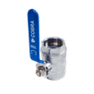 COBRA  NICKEL PLATED FXF 15mm BALL VALVE