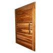 2100x1338mm TEAK SECURITY PIVOT DOOR