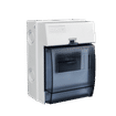 CHINT IP65 5 WAY SURFACE DIN GREY DISTRIBUTION BOARD