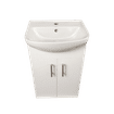 CERAMIC INDUSTRIES WHITE DOUBLE DOOR 460x356mm VANITY BASIN