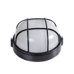 RADIANT ES BLACK 60w ROUND BULKHEAD FITTING