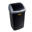 ADDIS BLACK 46Lt FLIP TOP BIN 