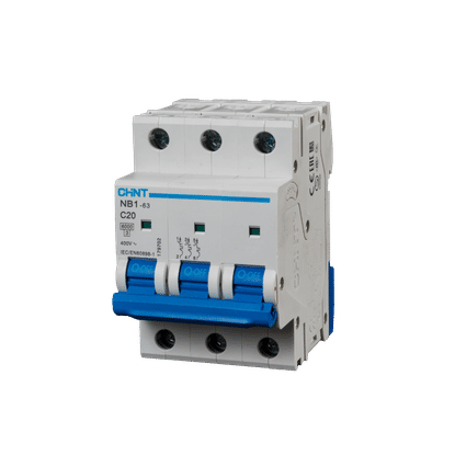 CHINT NB1-63 3 POLE 6kA 20a MCB