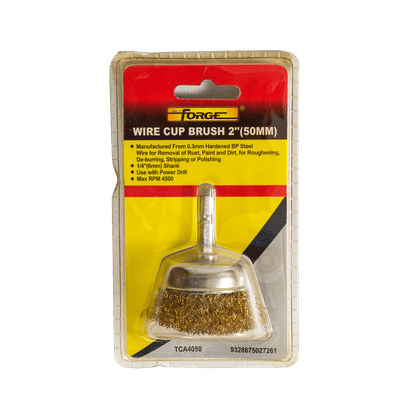 FORGE 6mm SHANK 50mm WIRE CUP BRUSH