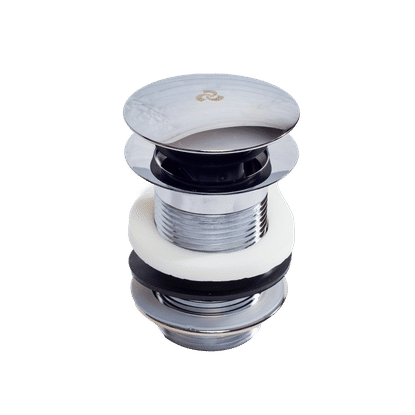 COBRA UNSLOTTED CHROME PLATED 32mm BASIN CLICK WASTE 
