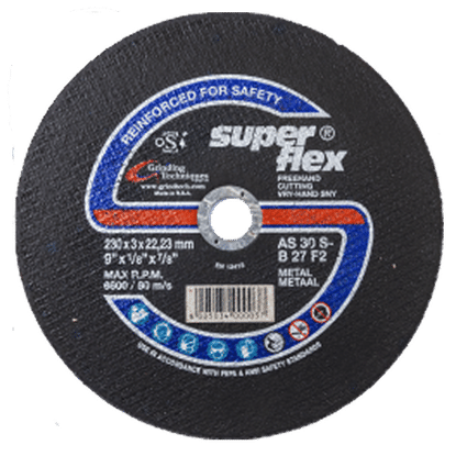 SUPER FLEX 230mmx2mmx22.23mm METAL CUTTING DISC