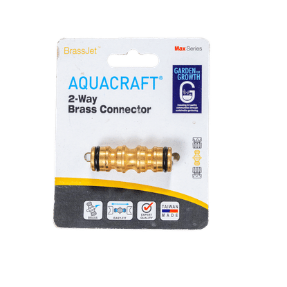 AQUACRAFT BRASS TWO WAY CONNECTOR 