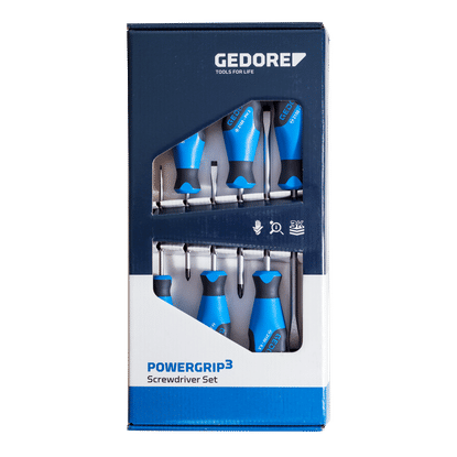 GEDORE 6pc MECHANICAL SCREWDRIVER