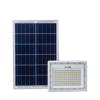 SYNERJI DAYLIGHT 100w SOLAR FLOOD LIGHT+20w PANEL + REMOTE
