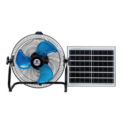 SOLARSTAR 12 SPEED 12" ALUMINIUM BLADE SOLAR FLOOR FAN