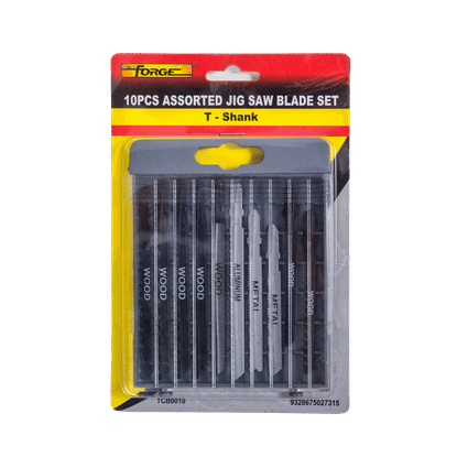 FORGE T-SHANK JIG SAW BLADE 10 PIECE SET