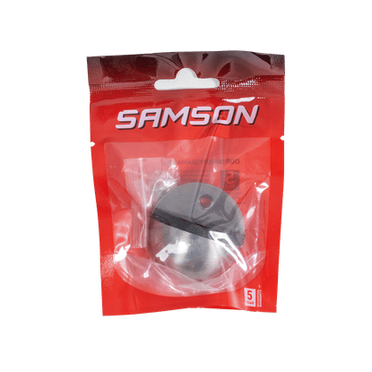 SAMSON HALF MOON SATIN NICKEL DOOR STOP