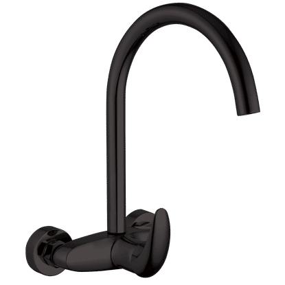 COBRA ZAMBEZI MATT BLACK WALL TYPE SINK MIXER