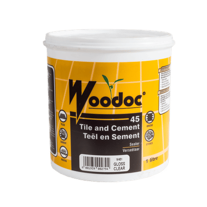 WOODOC 45 WATER BORNE CLEAR 1Lt TILE & STONE SEALER