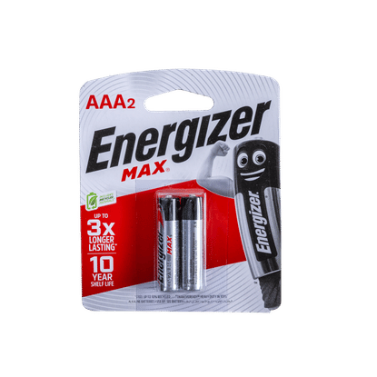 ENERGIZER MAX 2-PACK AAA BATTERY