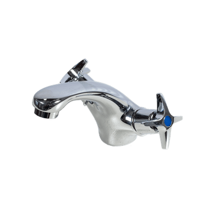 TIEMA PILLAR TYPE STAR HANDLE SINGLE HOLE BASIN MIXER