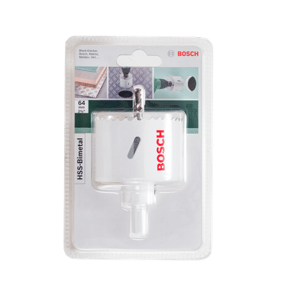 BOSCH HSS BI-METAL 64mm HOLESAW