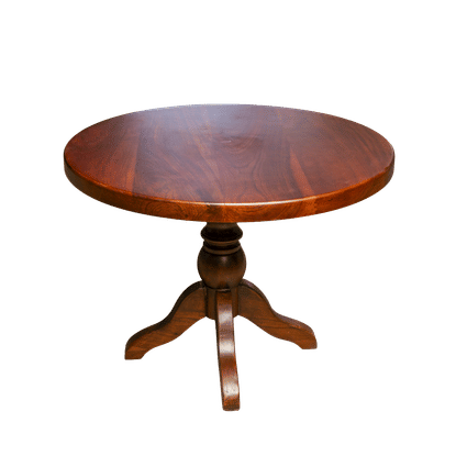 550x480mm TEAK SMALL ROUND COFFEE TABLE