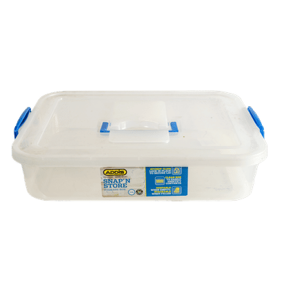 ADDIS SNAP 'N' STORE 5.6Lt STORAGE BOX WITH HANDLE