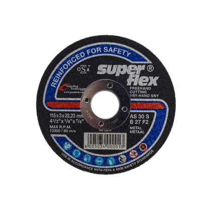 SUPER FLEX 115x3x22.2mm STEEL CUTTING DISC  