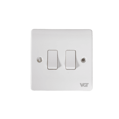 VGT 2 GANG 2 WAY FLUSH SWITCH