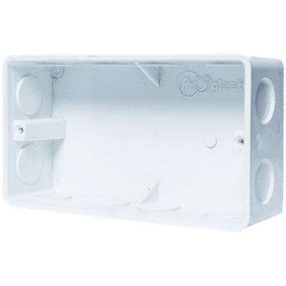 RB20 PVC 20mm 6x3 FLUSH BOX
