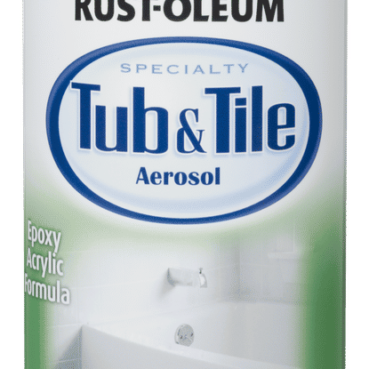 RUSTOLEUM TUB & TILE AEROSOL WHITE 340g SPRAY PAINT