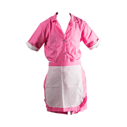 PLAIN PINK MEDIUM MAIDS UNIFORM