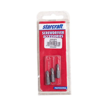 No.1 x 25mm POZI BITS