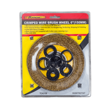 FORGE 150mm CRIMPED WIRE BRUSH WHEEL
