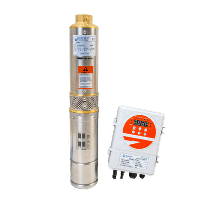 TERRIER 600w 72v SOLAR SUBMERSIBLE PUMP WITH CONTROL BOX