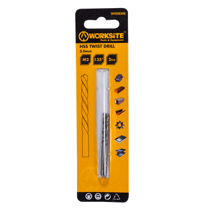 WORKSITE M2 HSS 3x61mm DRILL BIT