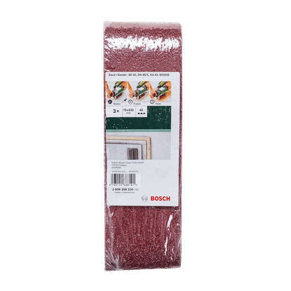 BOSCH 40 GRIT 75x533mm SANDING BELT