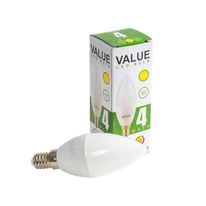 LEDLITE VALUE E27 WARMWHITE CANDLE 5w LED LAMP