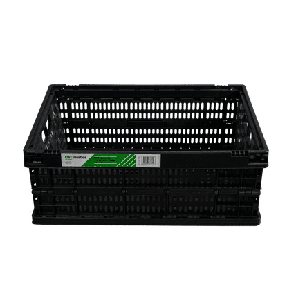 PERMA COLLAPSIBLE BLACK CRATE