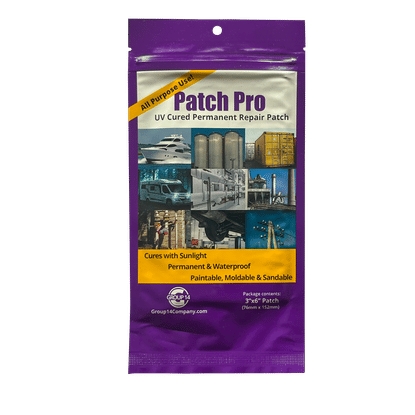PATCH PRO PERMANENT 76 x 152mm WATERPROOF REPAIR PATCH