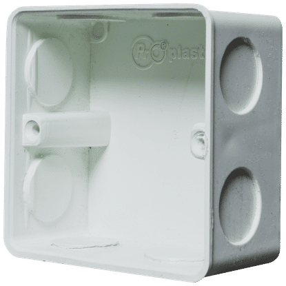 PVC 19mm 3x3 FLUSH BOX